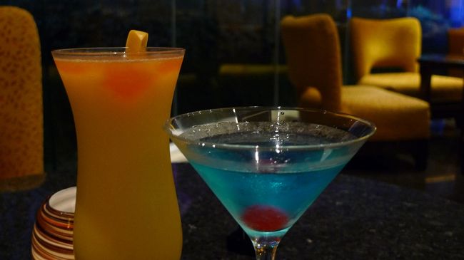 カクテルを飲んで初日は終了です。<br />2杯で1,000PHP弱でした。