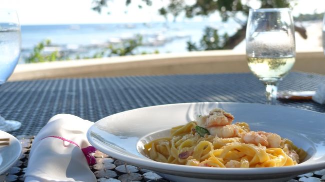 パスタも同様。