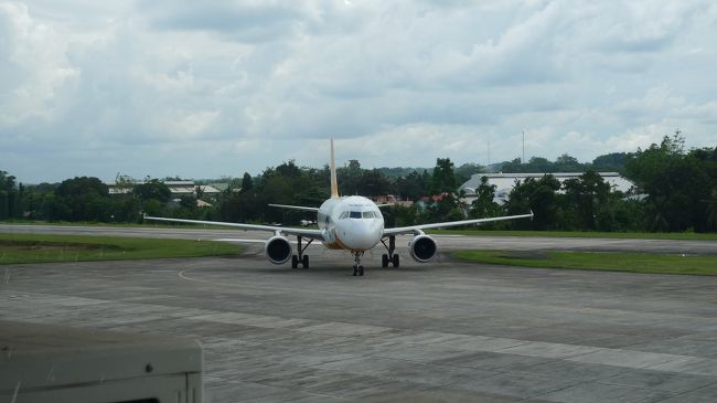 マニラからの機体が到着しました。<br />セブパシフィックからANAへの乗り継ぎが心配でしたが、支障なく乗り継げました。