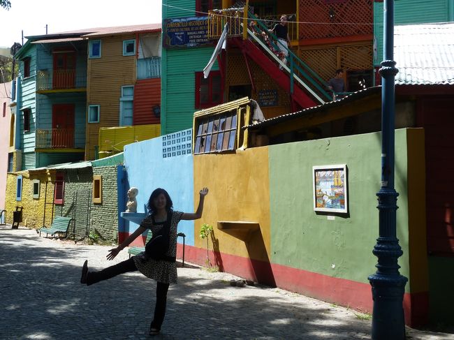 カラフルな建物がたくさん