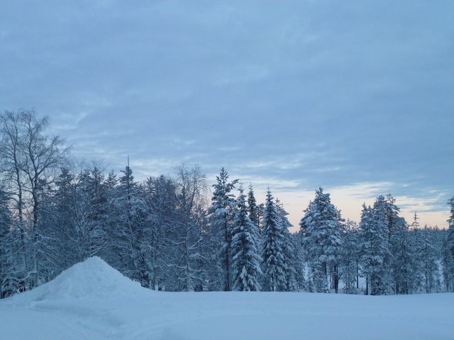 晴れてる。<br />帰国日なのに、、、<br />オーロラは結局見れず。