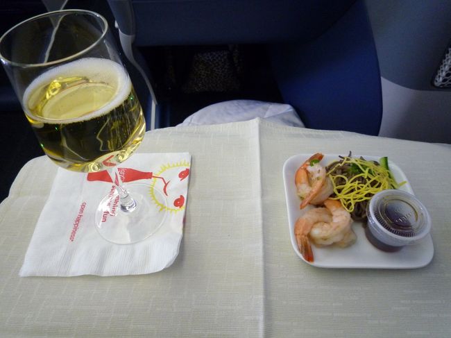 海老ポキ、ヌードル添え