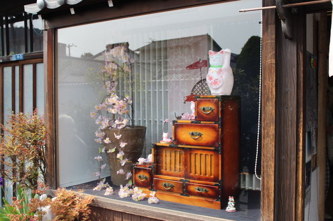 開運谷中堂の店内は招き猫がいっぱい