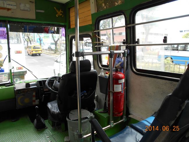 バスに乗って。