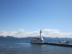 長浜を通りかかったら遊覧船発見！
今日の猪苗代湖はものすごく綺麗じゃないですか(#^.^#)