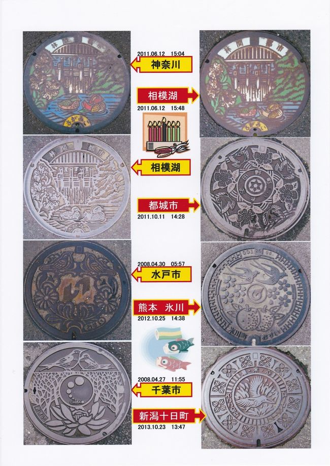 鳥シリーズ　（オシドリ、ツバメ、カラス）