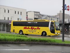 ①中日本エクスプレス
深夜バスで富山駅に5:30に到着。
天気は曇りのち雨。