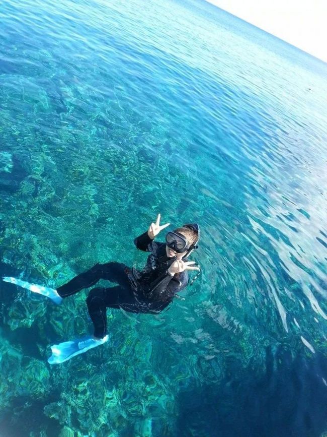 <br />この透明度。<br />湘南行けない。笑