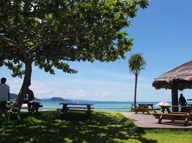 ホテルのビーチ