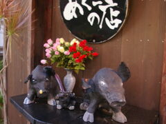 腹ごなしの散歩後！
いつものお店でしゃぶしゃぶ