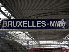 ブリュッセル1日目（全行程4日目）
Euro Starにてブリュッセル南駅に到着．