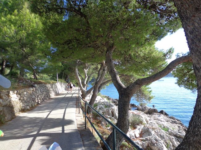 次はどんなビーチが待っているかな？<br />ウキウキしながら、遊歩道を歩く