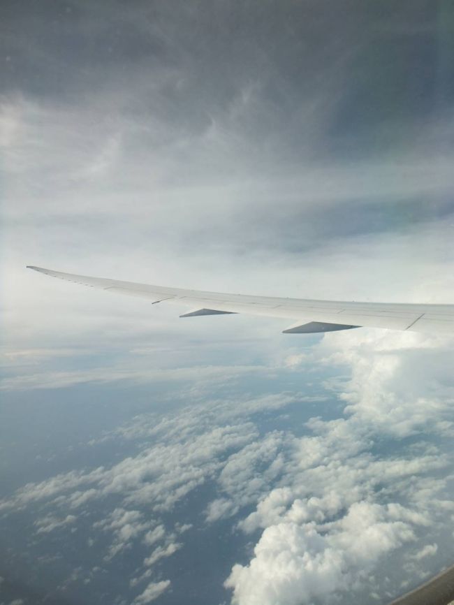 雲は少なく、揺れもない<br /><br />成田発のホーチミン行きは大丈夫だろう