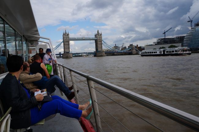 風がキモチいい〜！タワーピアからグリニッジまで30分の船旅〜
