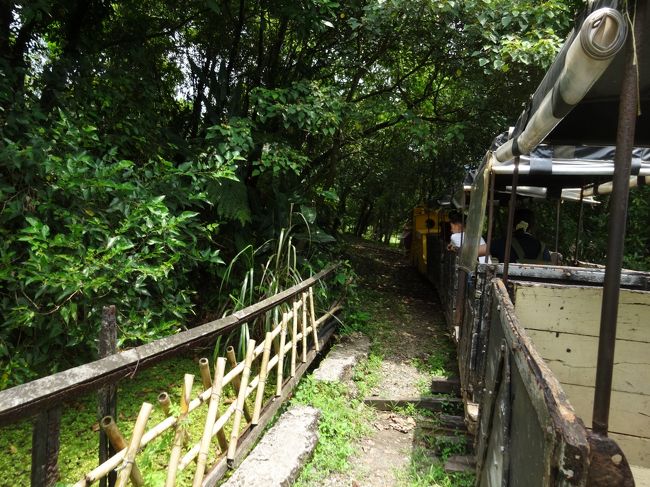 がたごと、ゆっくりと進んでいきます。