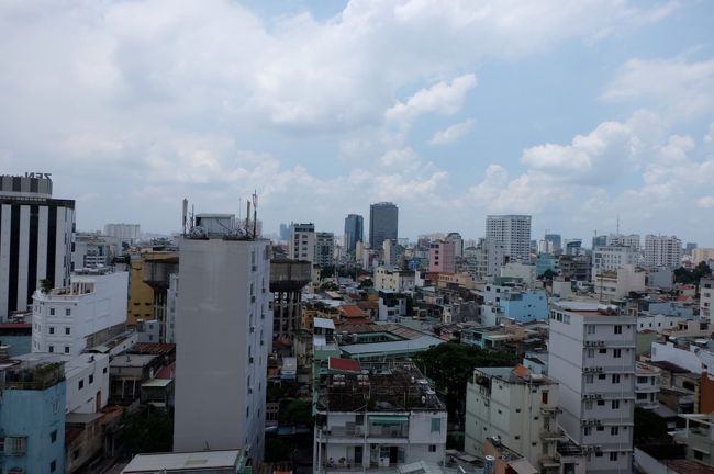 ベトナム最終日<br /><br />天気も上々<br /><br />これは、宿泊先ホテルから、ホーチミン市街を眺めたもの