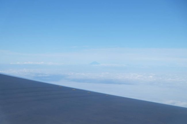 成田空港まであと少し<br /><br />遠くに富士山が見えます
