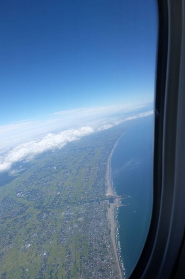 これは、鹿島灘になるのかな？<br /><br />空・海・陸　いい色です