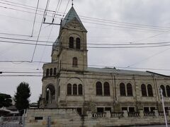 松が峰教会【有形登録文化財】
昭和6年に建てられた教会です。
ステンドグラスと大谷石で建てた重厚な外観が特徴です。
