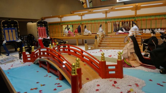 最後に風俗資料館。<br />１フロア＋おまけ（簡易的な装束体験のできるスペース）<br />個人でやっている資料館だと思われます。<br />源氏物語の中の一部を人形で再現してある感じ。<br /><br />サラっと。