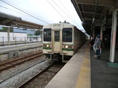 すっかり、尾瀬を堪能しました。
沼田15:13発の普通列車･高崎行に乗ります。