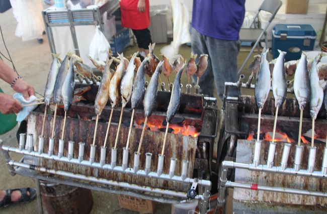 美味しそうな鮎の塩焼き