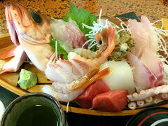 いつもの「お造り定食」でキャンプを〆ました。
帰りは順調に帰れて１５時には帰宅して荷物を片付け終わっていました。