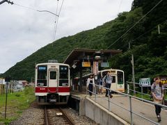 会津高原尾瀬口駅で下車

ここから先、野岩鉄道から会津鉄道会津線になります。