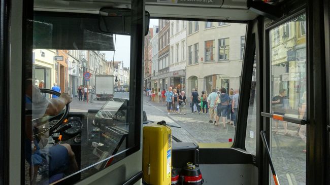 先日購入した10回券を使用して、駅からバスに乗車