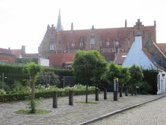 ブルージュらしい茶色い屋根瓦。