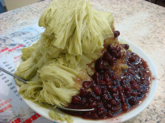 夫は抹茶あずき８０元。