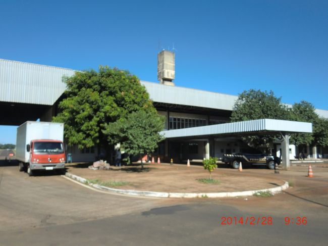 ブラジル側入国管理事務所