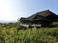 坂道を歩くこと1km･･･
清水寺に到着です。

激動の幕末だけでなく、普通の観光も入れました。
一応、妊婦ですから「産寧坂から子安観音まで歩いて安産祈願する」という道のりを歩きます。
