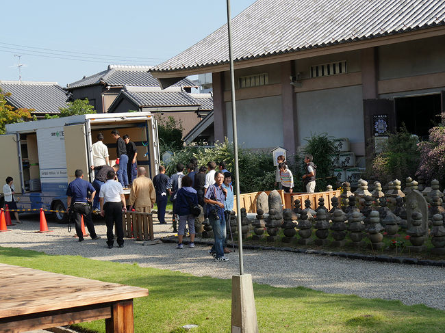 国宝・五重小塔　東京へ出展発送準備の為、拝観出来ず。