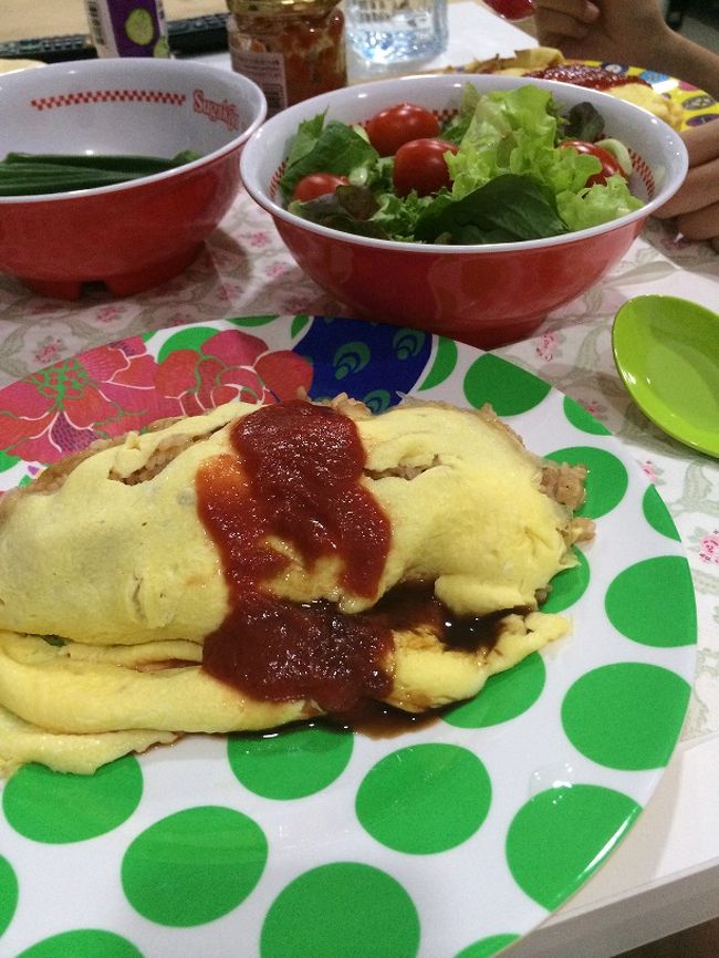 オムライスも作ったり・・・