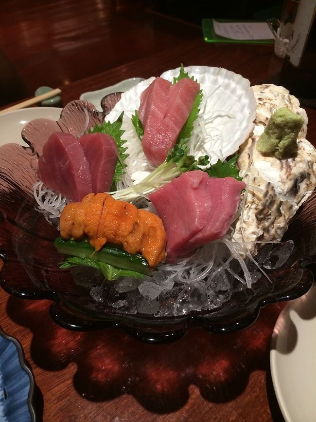 夜は、いつもの居酒屋で刺身など。<br /><br />コスパ最低！！！