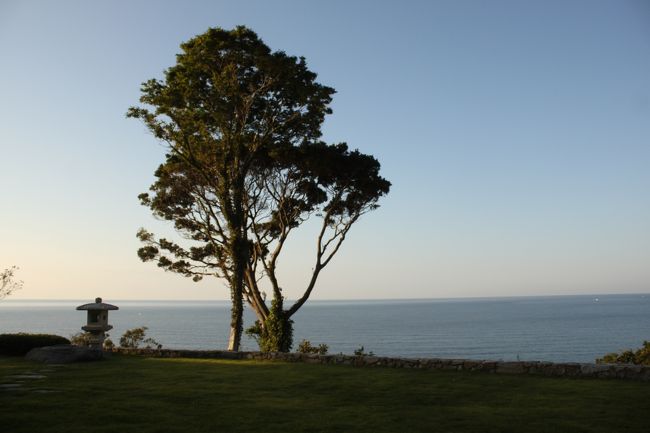 海が目の前に広がります。