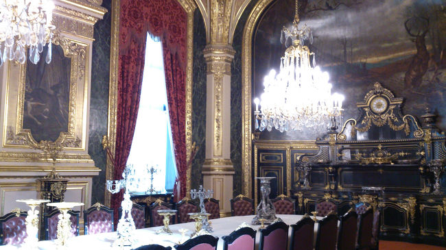ナポレオン3世の居室ですねえ。きらびやか！