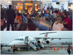 12:00　クスコ発
クスコの空港からは11:30発の便で行く予定だったのですが、少し遅れて出発。空港はどんどん人が増えて、すっかり椅子が足りなくなっていました。

13:00　リマ着
出発が30分ほど遅れていたのですが、到着は10分程度の遅れで済みました。