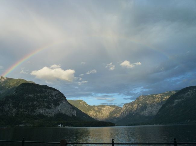 虹が超キレイでした