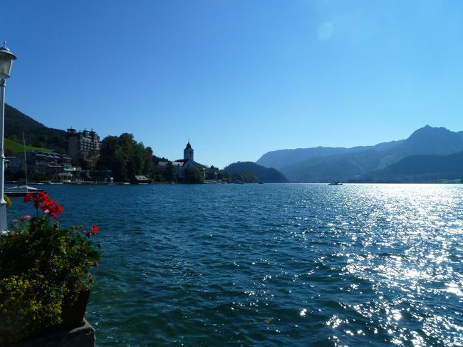 ヴォルフガング湖です。<br />向こう側がザンクトギルケンかな？