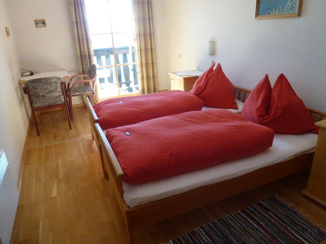 ホテルの部屋。