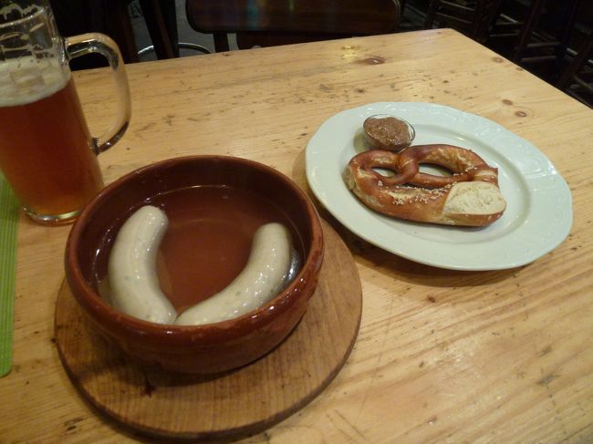 念願の白ソーセージ！！