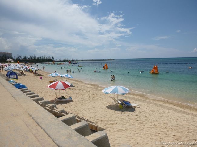 こんな感じの海が目に飛び込んできます。<br />沖縄だ〜！って感じでした。