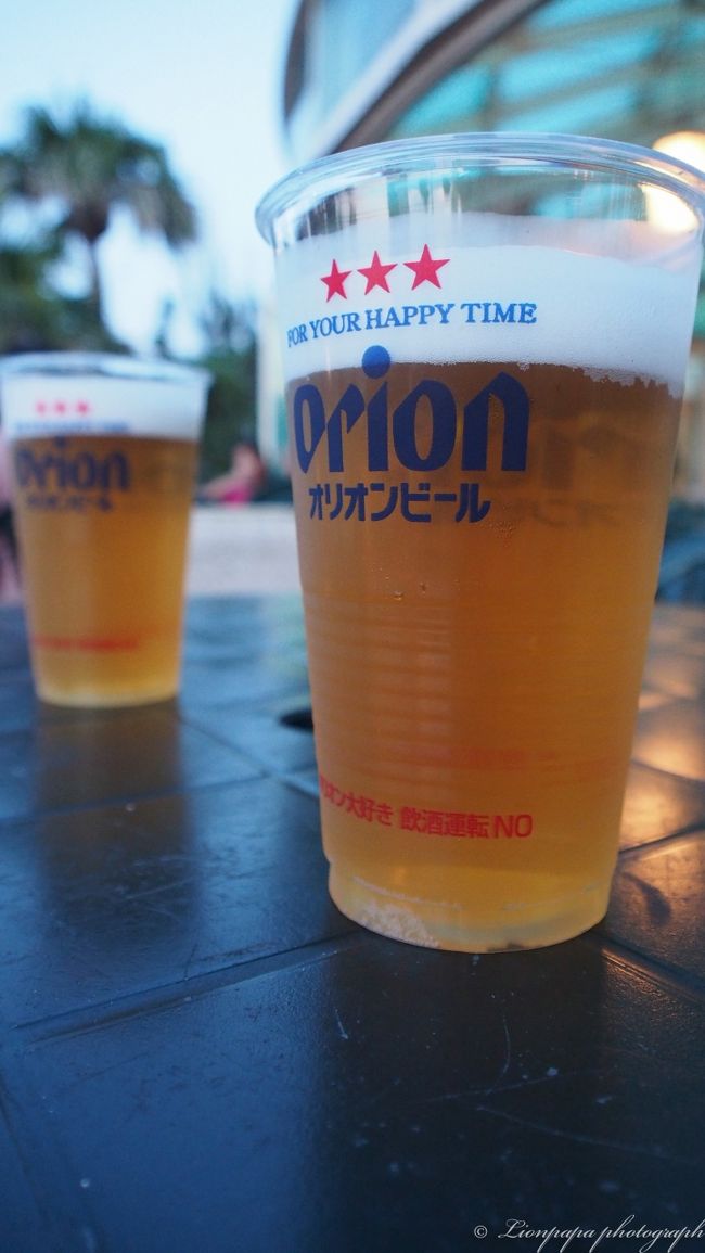 夜のお供はもちろんorionビール。