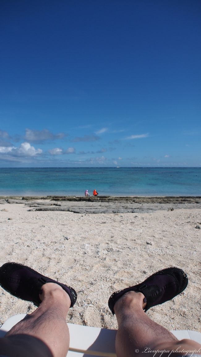 子供たちをみながら<br />また休憩。