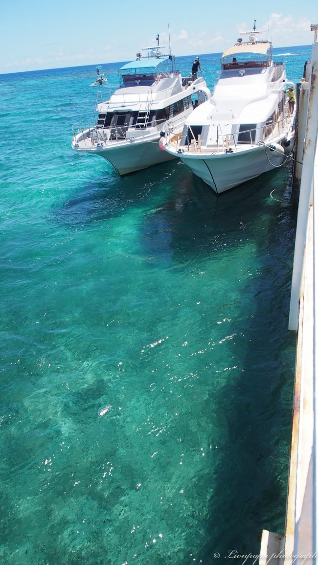 この船で沖縄本島へ。