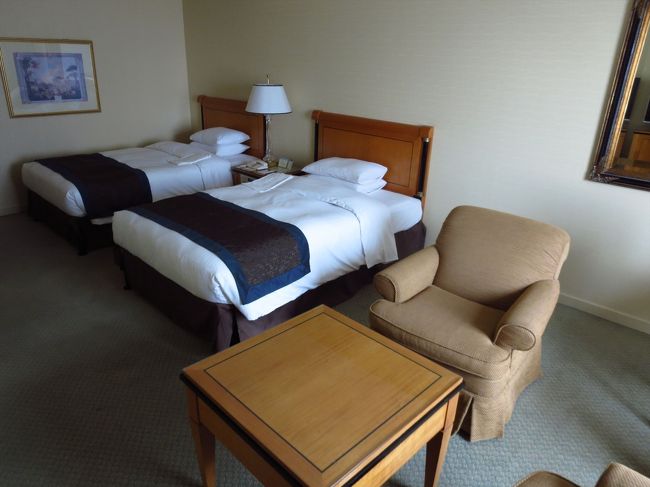 宿泊はリーガロイヤルホテル