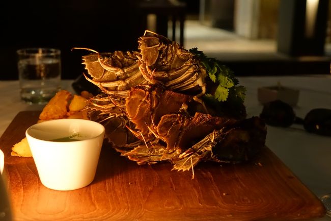 草履ロブスター。<br />海南島で食べて以来でしたが、美味しくいただけました。