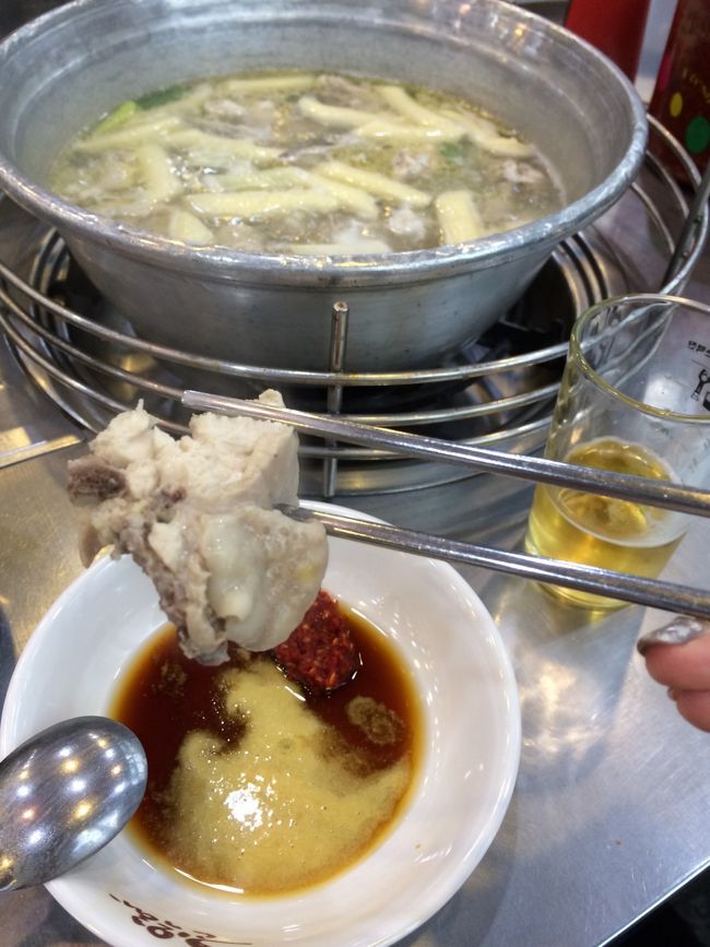 ブランチはタッカンマリ@東大門！<br />やっぱいつ食べても美味しい〜！！